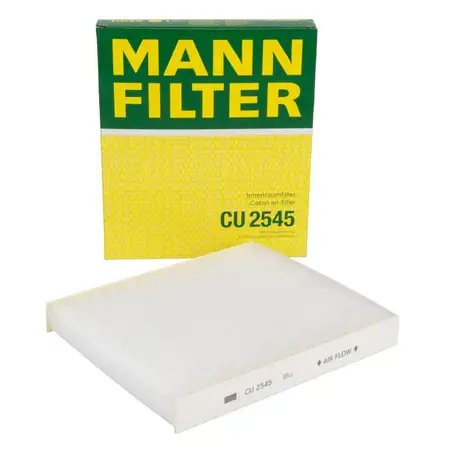 MANN CU2545 Innenraumfilter f&uuml;r VW Polo 3 4 5 AUDI A2 SEAT Ibiza 3 4 SKODA Fabia MERCEDES