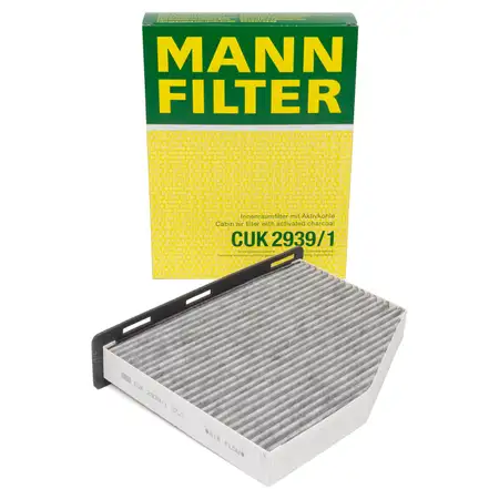 MANN CUK2939/1 Innenraumfilter Aktivkohle f&uuml;r VW Golf 5 6 7 Passat B7 AUDI 8P SEAT SKODA