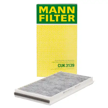 MANN CUK3139 Innenraumfilter Aktivkohlefilter f&uuml;r BMW 5er E60 E61 6er E63 E64 64319171858
