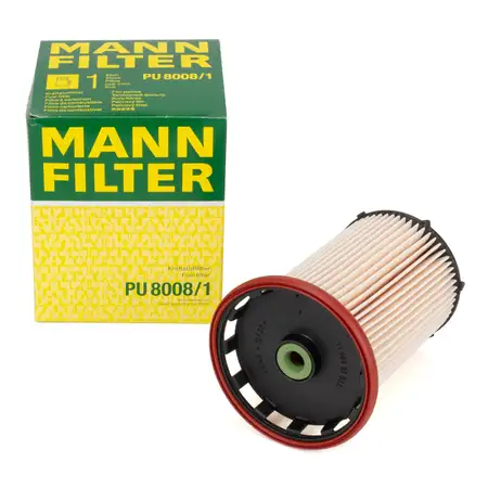 MANN PU8008/1 Kraftstofffilter f&uuml;r VW Passat B6 B7 AUDI SEAT Alhambra 2.0 TDI 7N0127177B