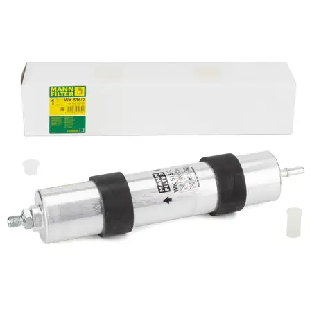 MANN WK516/2 Kraftstofffilter Benzinfilter f&uuml;r BMW 5er E39 M5 Z8 E52 S62 13321407299