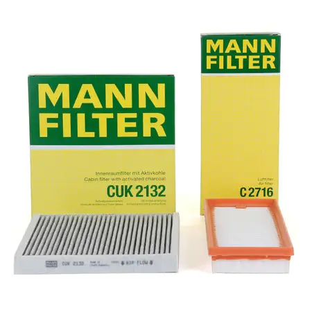 MANN Filter-Set f&uuml;r SMART ForTwo 451 1.0/Turbo/Brabus + 0.8CDI