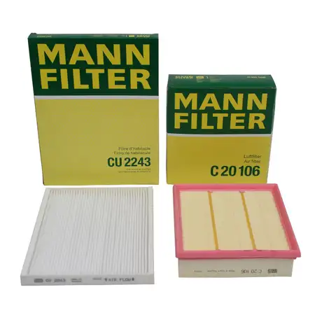 MANN Filter-Set f&uuml;r OPEL Corsa D 1.0 1.2/LPG 1.4/LPG Corsa E 1.2 1.4/LPG 1.3 CDTI