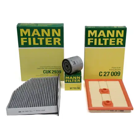 MANN Filter-Set f&uuml;r VW Sharan 7N Tiguan 5N Caddy 4 Jetta 4 AUDI Q3 8U 1.2/1.4 TSI