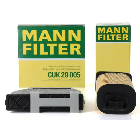 MANN Filter-Set f&uuml;r MERCEDES W204 S204 C180 W212 S212 E200 E250 M274