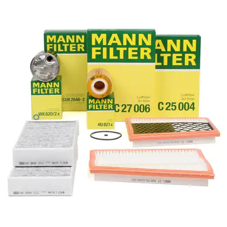 MANN Filter-Set 4-tlg f&uuml;r MERCEDES GL X164 M- W164 R- W251 V251 280-350CDI OM642