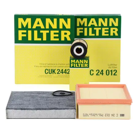 MANN Filter-Set 3-tlg f&uuml;r OPEL Mokka/10 J13 A 1.6 CDTI ab Fgst. DB000001