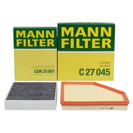 MANN Filter-Set f&uuml;r BMW 1er F20 F21 2er F22 F23 3er F30-34 4er F32-36 B48 B58