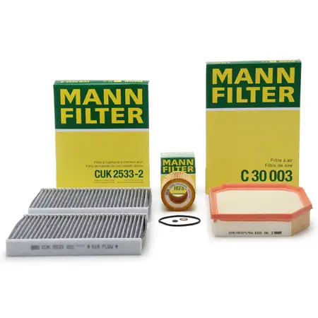 MANN Filter Set for BMW 5 Series F10 F11 523i 528i 530i + 7 Series F01-04 730i N52 N53