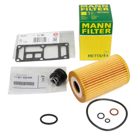 MANN &Ouml;lfilter &Ouml;lfiltergeh&auml;use Dichtungssatz Dichtsatz f&uuml;r BMW 3er E36 E46 5er E34 Z3