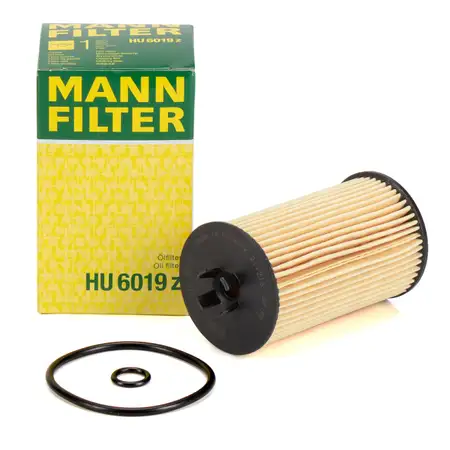 MANN HU6019Z &Ouml;lfilter f&uuml;r OPEL Astra J K Insignia A B Meriva B Mokka/10 1.6 CDTi 95526687