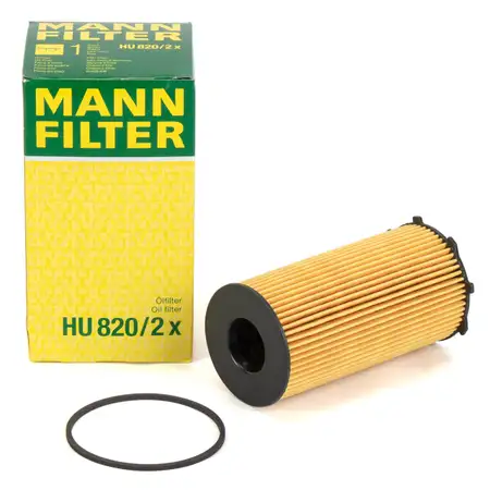 MANN HU820/2x &Ouml;lfilter f&uuml;r JEEP Cherokee KK Wrangler 3 JK DODGE Nitro KA 2.8 CRD/4x4