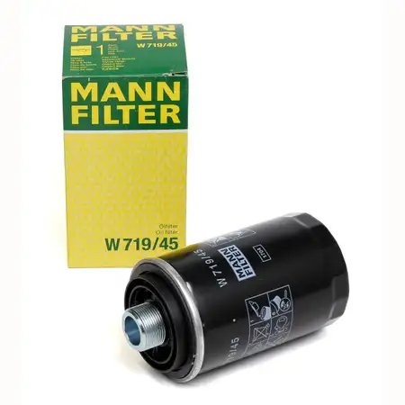 MANN W719/45 &Ouml;lfilter f&uuml;r AUDI A3 A4 A5 A6 SEAT SKODA VW Golf 5 6 Passat 1.8/2.0 TSI