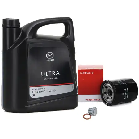5L 5 Liter ORIGINAL Motor&ouml;l &Ouml;L ULTRA 5W30 + H+B &Ouml;lfilter f&uuml;r MAZDA 626 929 MX-6 1.6-2.2