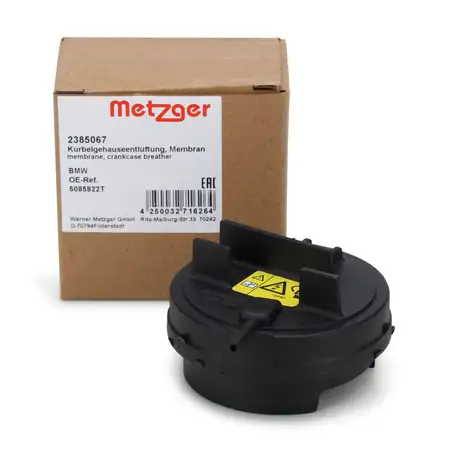 METZGER Membran Kurbelgeh&auml;useentl&uuml;ftung f&uuml;r BMW E81 E90 E60 F10 E63 E65 X1-X5 Z4 N51 N52