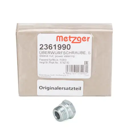 METZGER Hohlschraube Anschluss-Schlauch Servopumpe f&uuml;r FORD Fiesta 4 5 Mondeo 2 3 6742740
