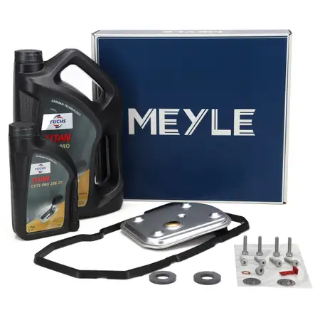 MEYLE &Ouml;lwechsel Satz + 6L FUCHS Getriebe&ouml;l f&uuml;r MERCEDES W169 W245 bis 05.2007 722.8