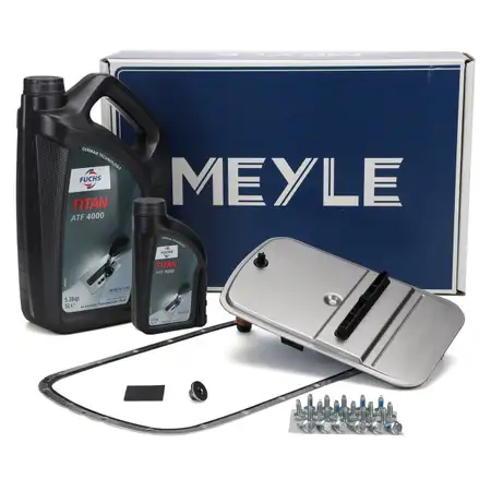 MEYLE &Ouml;lwechsel Satz 5-Gang + 6L FUCHS Getriebe&ouml;l f&uuml;r BMW E53 3.0i 3.0d M54 M57