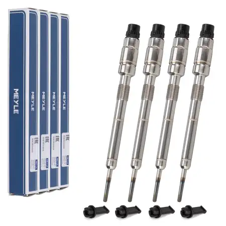 4x MEYLE Drucksensor-Gl&uuml;hkerze f&uuml;r VW Golf 6 Jetta 3 4 Beetle AUDI A3 8V A4 B9 2.0 TDI