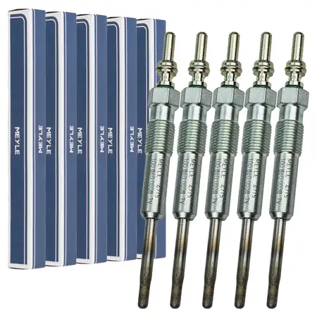 5x MEYLE 1008600008 Gl&uuml;hkerze f&uuml;r VW Crafter Multivan Transporter 2.5 TDI N10591608