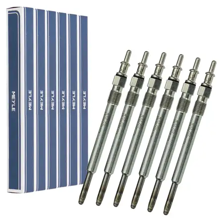 6x MEYLE 0140202029 Gl&uuml;hkerze f&uuml;r MERCEDES W210 S210 W211 S211 W220 280/320CDI OM613 OM648