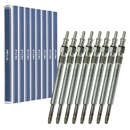8x MEYLE 0140202029 Gl&uuml;hkerze f&uuml;r MERCEDES W211 W463 W163 W220 400CDI OM628 250/260 PS