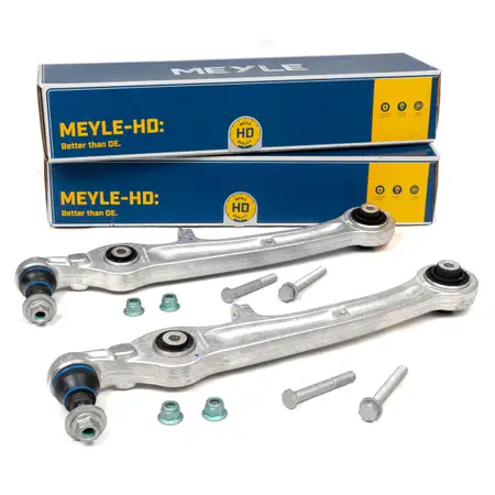 2x MEYLE HD VERST&Auml;RKT Querlenker f&uuml;r AUDI A6 4F C6 Vorderachse vorne unten