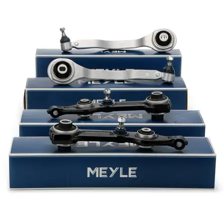 4x MEYLE lower front control arms for Mercedes-Benz E-Class W211, S211, and CLS C219