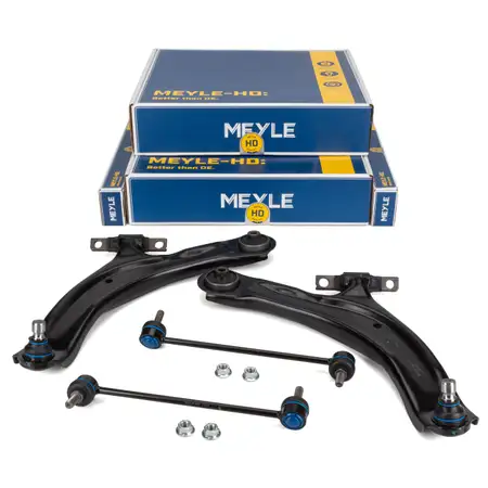 2x MEYLE HD Querlenker + Koppelstange f&uuml;r NISSAN Qashqai 1 X-Trail 2 RENAULT 1 vorne