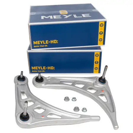 2x MEYLE HD VERST&Auml;RKT Querlenker + Traggelenk f&uuml;r BMW 3er E46 Z4 E85 vorne links + rechts