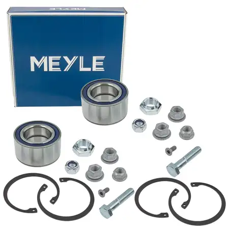 2x MEYLE Radlager Satz f&uuml;r VW Golf 2-4 Passat Polo 3 6V Caddy 2 Vento SEAT Ibiza 2 vorne