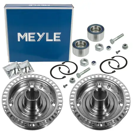 2x MEYLE Radnabe + Radlager f&uuml;r VW Polo 3 6N2 SEAT Arosa 6H1 mit ABS vorne