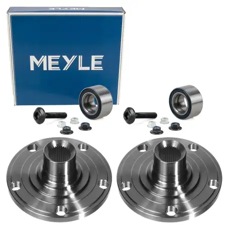 2x MEYLE Radnabe + Radlager f&uuml;r VW Passat B5 B5.5 AUDI A4 B5 A6 C5 SKODA Superb 1 vorne