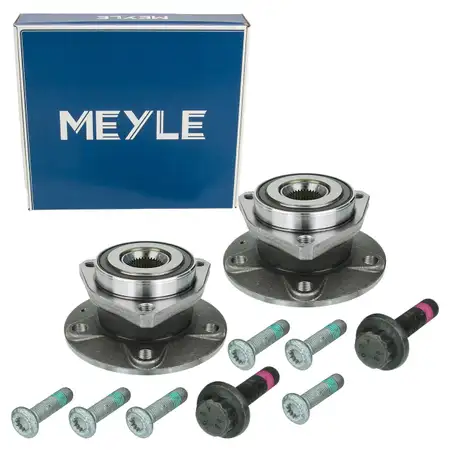 2x MEYLE 1006501003 Radnabe f&uuml;r VW Golf 7 8 AUDI 8V 8Y Leon 5F Octavia 3 vorne o. hinten