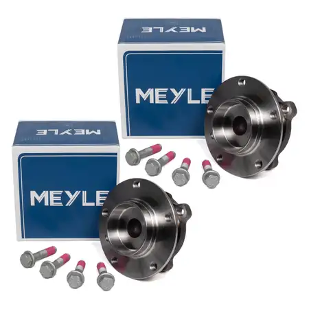 2x MEYLE 3003122101 Radnabe Radlager f&uuml;r BMW 5er Limo/Touring mit ABS vorne 31221093427