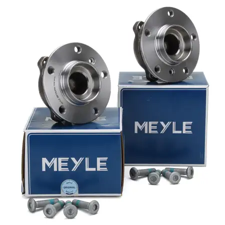 2x MEYLE 3003122105 Radnabe Radlager f&uuml;r BMW 5er F10/11/07 6er F12/13/06 7er F01 X3 vorne