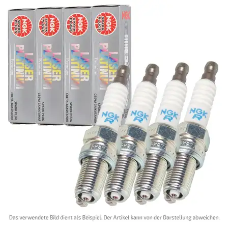 4x NGK 97861 PKER7A8DES LASER PLATINUM Z&uuml;ndkerze f&uuml;r VW Golf 7 Leon 1.4 TGi 04E905602A