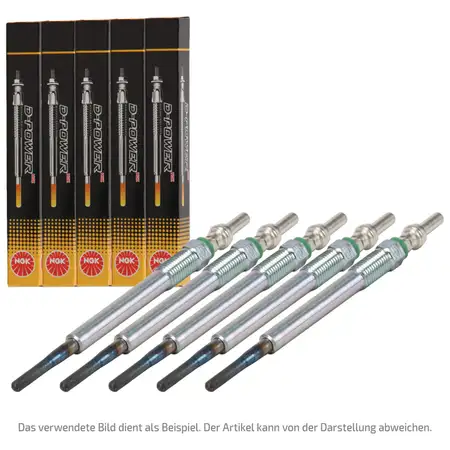 5x NGK 9826 CZ104 D-POWER 52 Gl&uuml;hkerze VW Crafter Multivan Transporter T5 Touareg 2.5 TDI