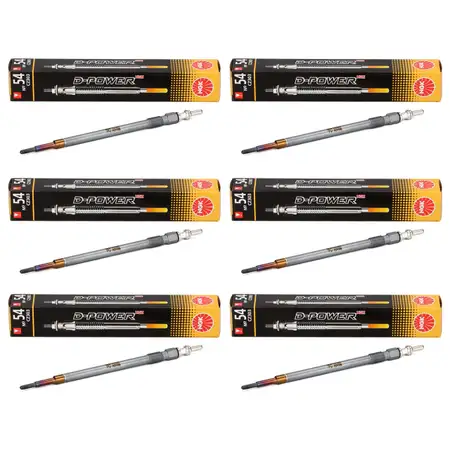 6x NGK 7865 CZ303 D-Power 54 Gl&uuml;hkerze f&uuml;r MERCEDES W204 W212 W463 W222 Sprinter OM642