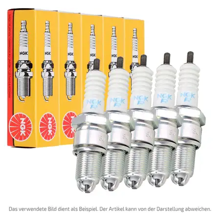 5x NGK 2789 BKUR5ET Spark Plugs for VW California T4 2.5 115 HP 101000033AC