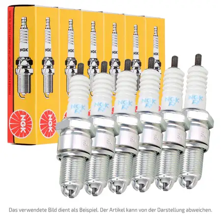 6x NGK 2789 BKUR5ET Spark Plugs for Mercedes W202 C280, W140 S280, 300SE, R129 280, 320, M104