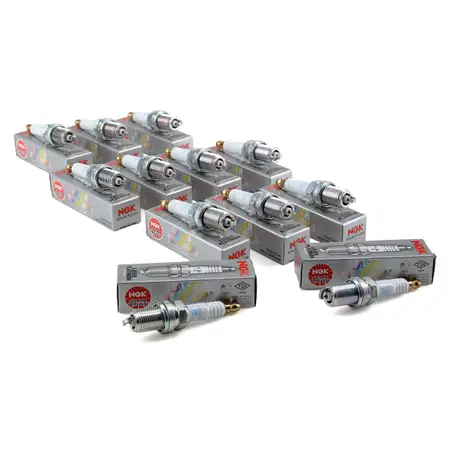 12x NGK 4292 PFR5R-11 Z&uuml;ndkerze f&uuml;r MERCEDES W202 W203 W210 W211 W163 W220 M112 0031599403
