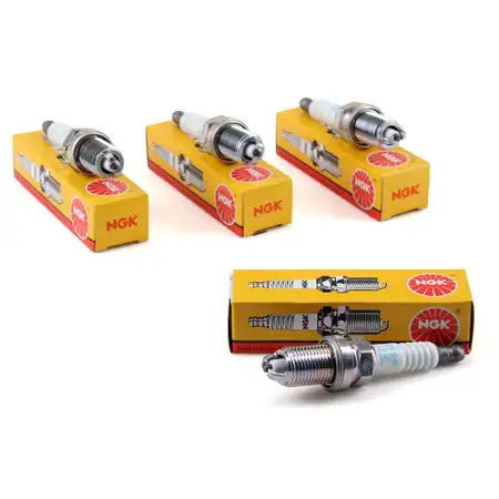 4x NGK 2288 BKR6EK Z&uuml;ndkerze f&uuml;r BMW E30 E36 316i 318i E34 518i Z3 1.8i 1.9i 12129064619