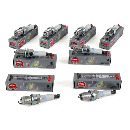 8x NGK 5547 PFR6W-TG Z&uuml;ndkerze f&uuml;r AUDI S5 8T3 A6 C6 A8 4H Q7 4LB VW Touareg 7L 4.2 FSI
