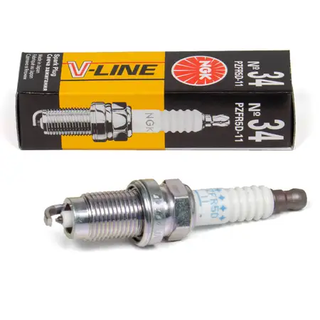 NGK 1664 Z&uuml;ndkerze V-LINE 34 f&uuml;r SEAT Alhambra Leon 1M Ibiza 2 3 VW Sharan Polo 6N Golf 4