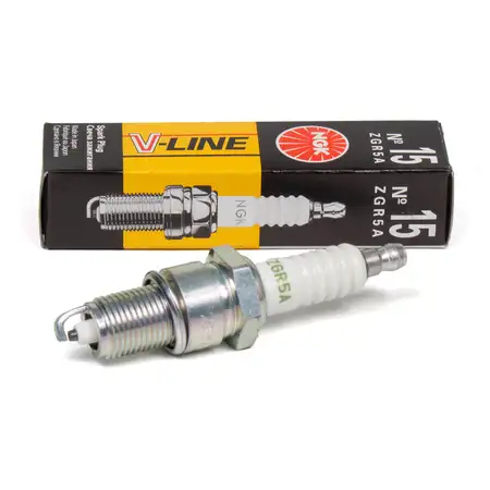 NGK 2941 ZGR5A Z&uuml;ndkerze V-LINE 15 f&uuml;r BMW 3er E30 5er E34 6er E24 7er E32 Z1 M20 M30