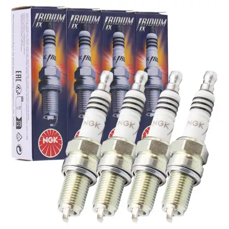 4x NGK 6546 IRIDIUM 9 Z&uuml;ndkerze f&uuml;r FIAT Brava Bravo 182 Punto 176 188 LANCIA Y 1.2 16V