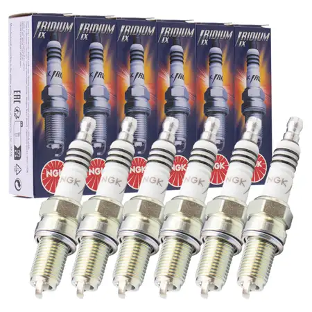 6x NGK 6546 IRIDIUM 9 Z&uuml;ndkerze f&uuml;r BMW 3er E46 M3 Z3M Z4M S54 325/343/360 PS