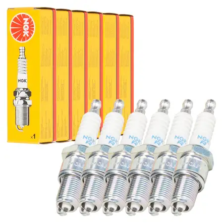 6x NGK 7822 BPR6ES Z&uuml;ndkerze f&uuml;r ALFA ROMEO 164 164 2.5 V6 Spider 916 3.0 V6 BMW E30 325iX