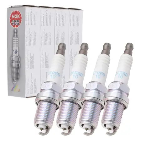 4x NGK 5344 IFR6D10 LASER IRIDIUM Z&uuml;ndkerze f&uuml;r MERCEDES W169 W245 M266 W203 W210 M111